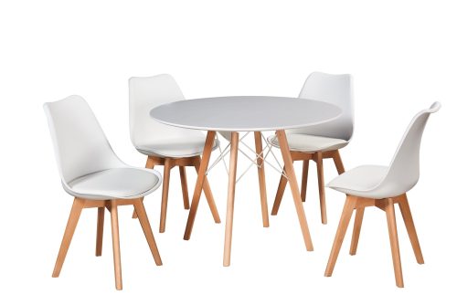Table de cuisine Rond Diam 100 cm - 04 ch – Image 2