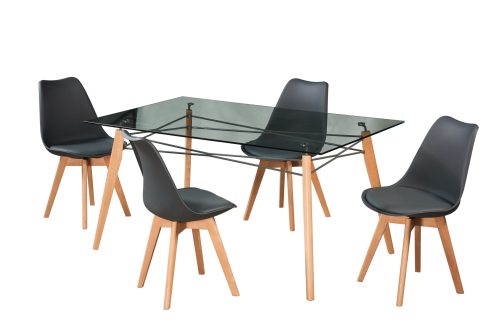 Table de cuisine rectangulaire 120 cm / 70 cm - 04 ch