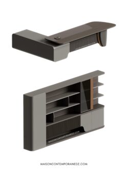 Bureau de luxe + file cabinet