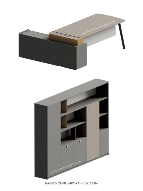 Bureau haute gamme + file cabinet