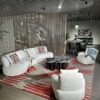 Banquette 3 places +2 chaises