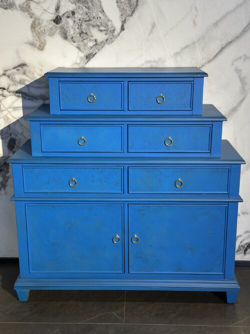 Commode antique BLEU – Image 3