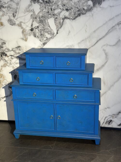 Commode antique BLEU – Image 2