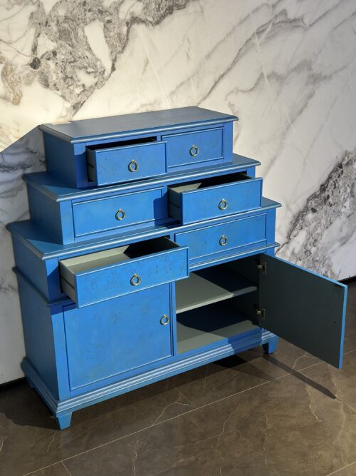 Commode antique BLEU – Image 4