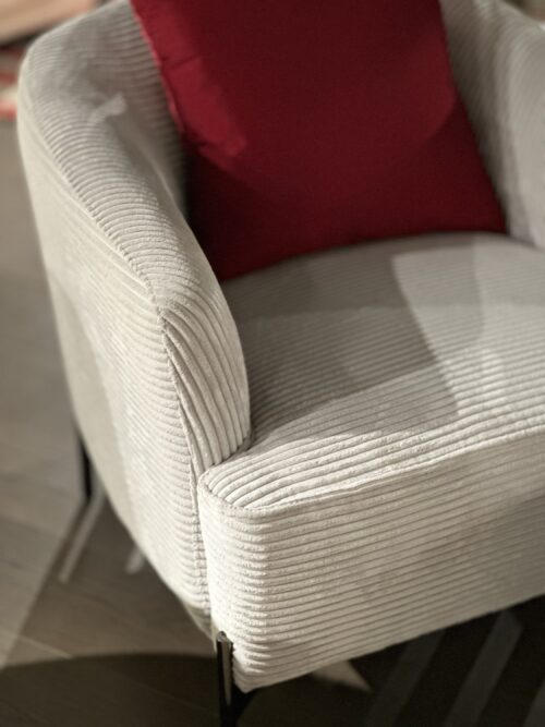 Fauteuil 1 place en tissu – Image 3