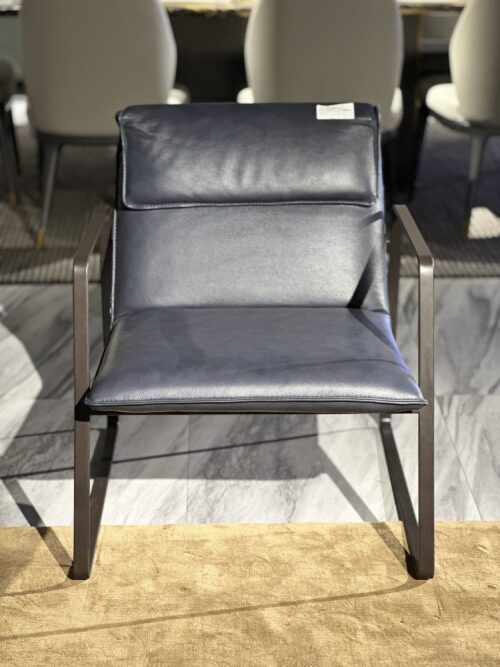 Fauteuil 1 place château d’Ax en cuir – Image 2