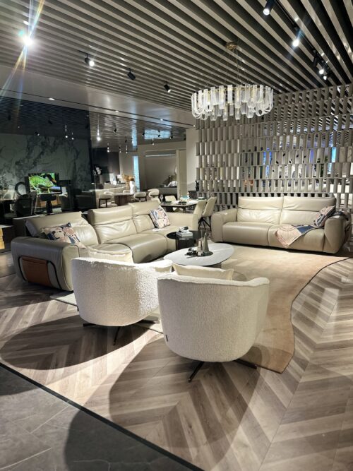 Salon 3+2 Château D’Ax cuir – Image 5